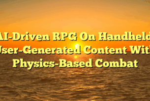 AI-Driven RPG On Handheld: User-Generated Content With Physics-Based Combat