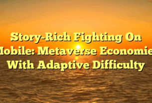 Story-Rich Fighting On Mobile: Metaverse Economies With Adaptive Difficulty
