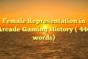 Female Representation in Arcade Gaming History (≈440 words)