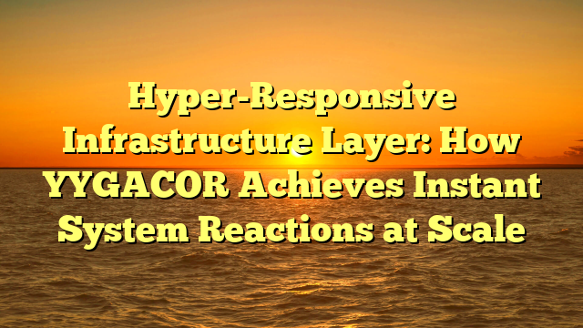 Hyper-Responsive Infrastructure Layer: How YYGACOR Achieves Instant System Reactions at Scale
