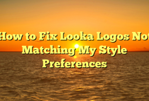 How to Fix Looka Logos Not Matching My Style Preferences
